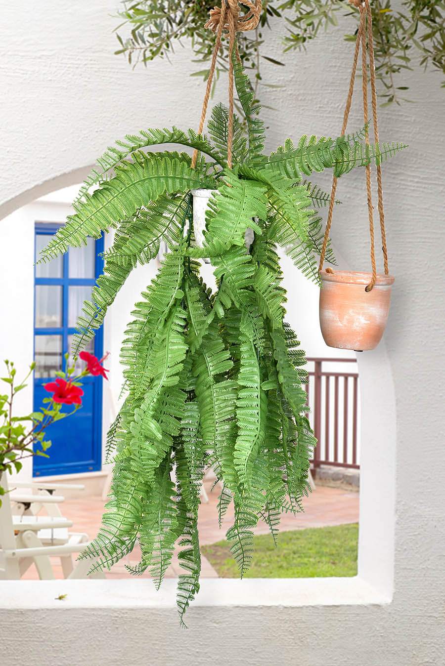 ¿Las plantas artificiales realmente se ven de mal gusto? 5 enredaderas artificiales colgantes